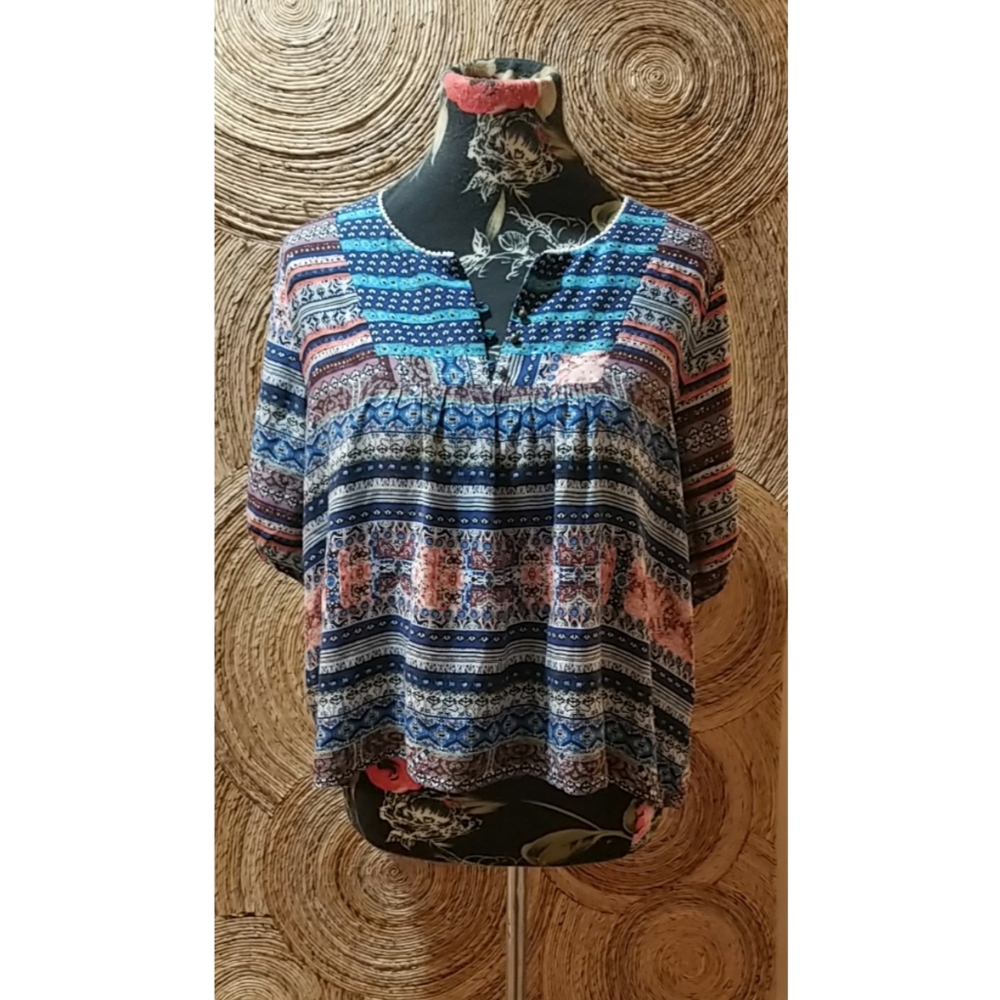 Flowy boho style blouse